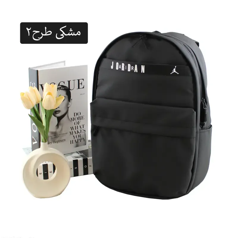 کوله پشتی اسپرت مدرسه دانشگاه ورزشی پارچه ای با 5 جیب بیرونی و 3 جیب داخلی